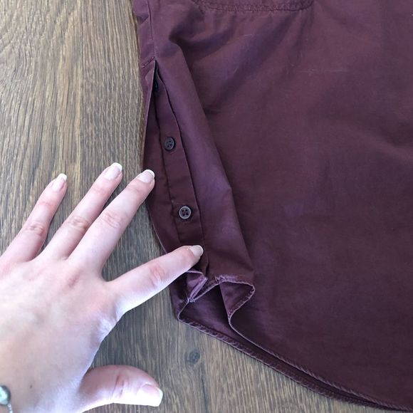 COS Burgundy Dress - Picture 7 of 12